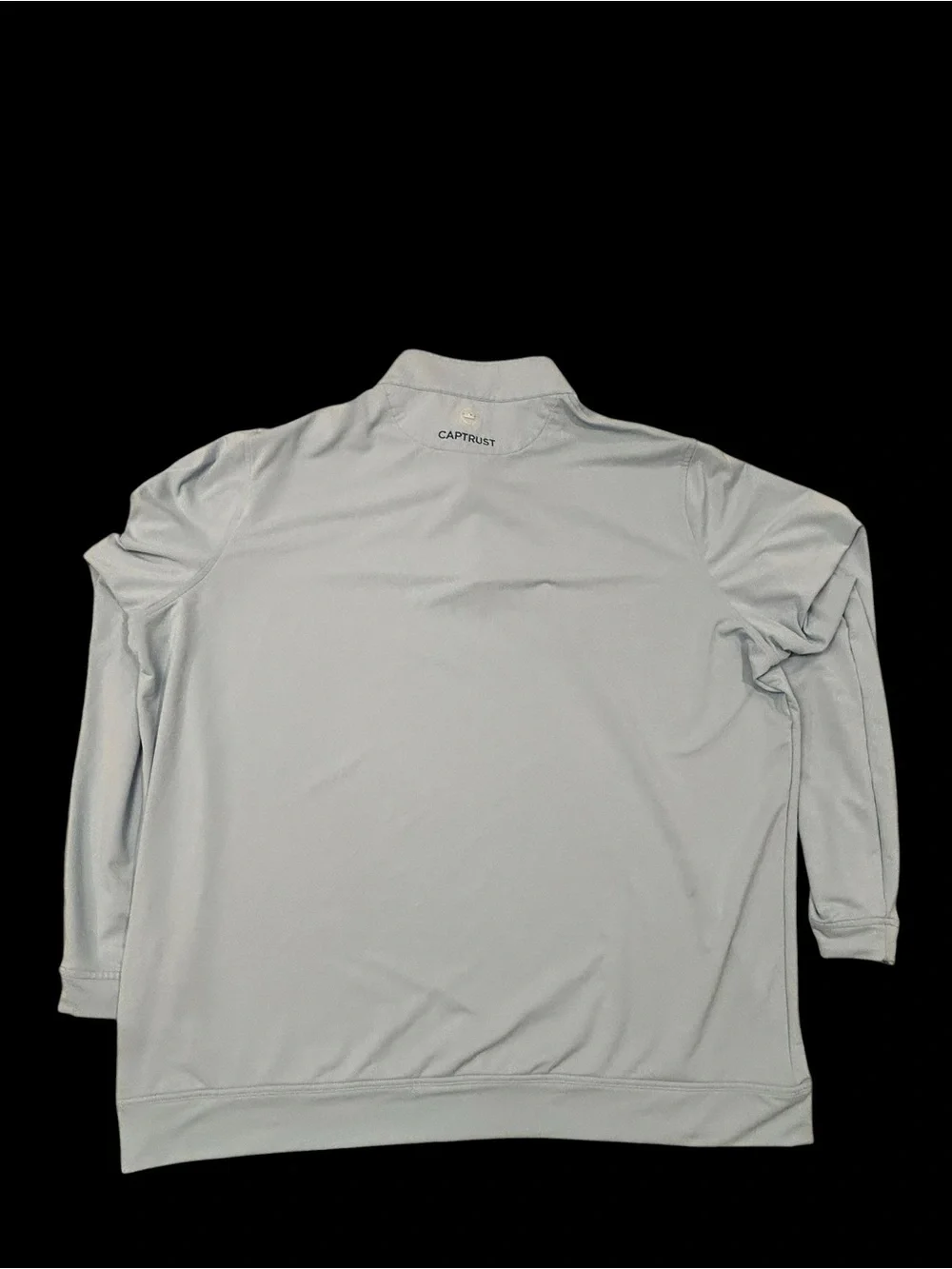 Peter Millar Quarter Zip Pullover Light Blue 3XL Stretch Captrust Logo Men’s